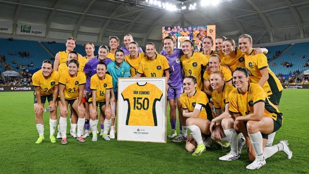 Emily van Egmond becomes the fourth Australian to reach 150 international caps